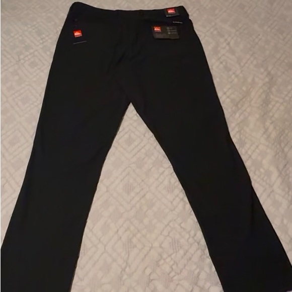 Men’s Quicksilver slim fit stretch-tech woven pants, blk 34x32,NWT. - Picture 10 of 11